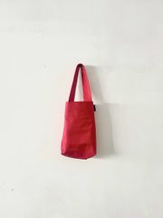 美品】kaan バケット トートバッグ 赤 - メルカリ
