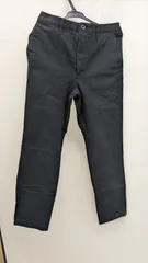 【ユニクロ】メンズ スリムフィット チノパンツ ブラック 76cm