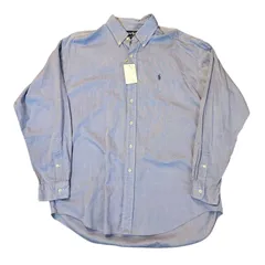 90s Ralph Lauren plane Blake L/s shirt / 90年代 ラルフローレン 無地 ブレイク長袖シャツ【E692】