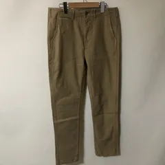 s807　BEAMS　ビームス　ベージュ　モールスキン ストレッチ テーパード パンツ　M