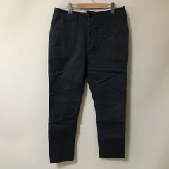 s809　BEAMS　ビームス　ブラック　ストレッチテーパードチノ　コットン　パンツ　M