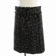 セオリー Theory タイトスカート ミニ ツイード 0 紺 ネイビー 01-9307313-890-698 /EE