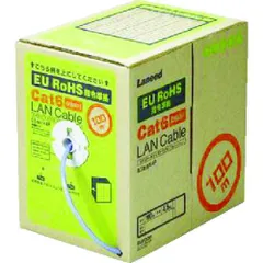 エレコム　ＥＵＲｏＨＳ指令準拠ＬＡＮケーブル１００ｍリール巻ブルー