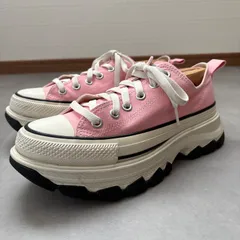 コンバース オールスター トレックウェーブ OX 厚底 スニーカー 1SD478 シューズ ピンク 25cm
