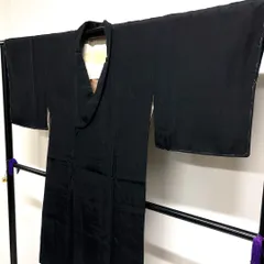 道行コート　セミアンティーク　作家もの　山本春挙　刺繍　夕焼け　着物　113tz