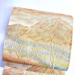 さ*た様 名古屋帯の作り帯ペンギンとホッキョクグマ アイスブルー夏