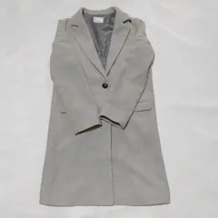 EGOIST ウール混 チェスターコート カラー:グレー W-107