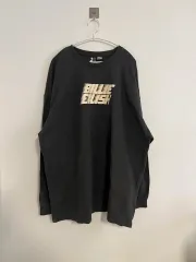 T068 H&M BILLIE EILISH ブラック 起毛 プリンティング スウェット L