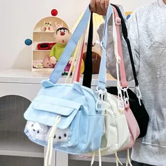 ショルダーバッグ  トートバッグ 大容量 カジュアル 通学 通勤 旅行 シンプル カジュアル 収納 小物整理に便利