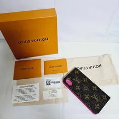 LOUIS VUITTON ルイヴィトン モノグラム フォリオ iPhone X/XS ローズ M63444