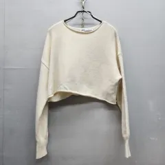 ザラ ZARA クロップド ニット M(L)