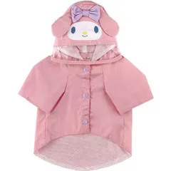 マイメロディ レインコート Sサイズ 犬用 ドッグウェア ペット 雨 散歩 服 合羽 かっぱ 雨合羽 キャラクター スケーター