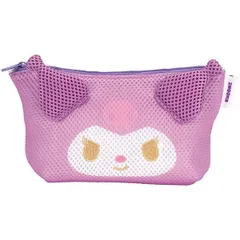 クロミ メッシュ生地ポーチ 化粧ポーチ まるごと洗える 洗濯機 軽い 小物入れ スケーター