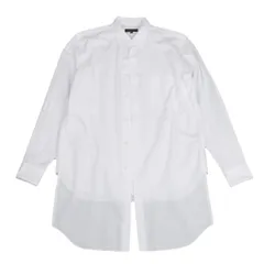コムデギャルソン オムプリュスCOMME des GARCONS HOMME PLUS コットンレイヤードデザインシャツ 白S