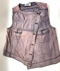 値下げ❗️未使用DIESELディーゼル デニム 変形ベスト POINE　VEST　XS レディースのサムネイル