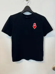 T101 MLB NEW YORK YANKEES ハート 刺繍 ブラック 半袖 Tシャツ