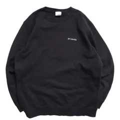 Columbia ワンポイント ロゴ スウェット ブラック XL
