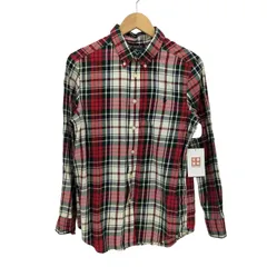 ラルフローレン RALPH LAUREN ポニー 刺繍 タータン チェック L/S ボタンダウン シャツ レディース  L(14-16)