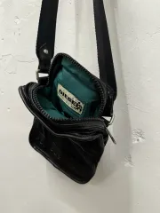 DIESEL Black Mini Crossbody Bag