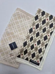 【新品】BURBERRY メンズハンカチ & タオルハンカチ セット