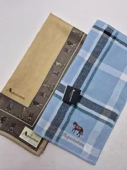 【新品】Aquascutum メンズハンカチ & タオルハンカチ セット