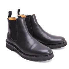 極美品】サンダース サイドゴアブーツ チェルシーブーツ ポリッシュド