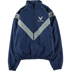 古着 00年代 米軍実品 U.S.AIR FORCE SKILCRAFT PTU トレーニングジャケット ナイロンジャケット USA製 メンズM相当/eaa613808