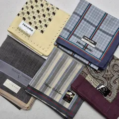 【新品】ブランド メンズハンカチ 5枚セット お買い得品