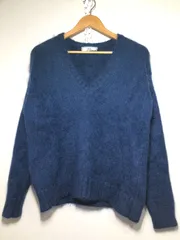 522041 AMI Alexandre Mattiussi コットン モヘヤ Vネック ニット XS セーター アミアレクサンドルマテュッシのサムネイル
