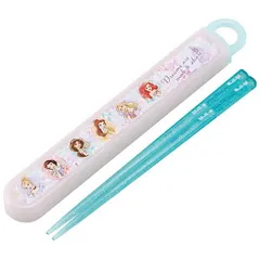 プリンセス お箸セット 箸＆箸箱セット 箸入れ 抗菌 カトラリー 食洗機対応 スライド ディズニー キャラクター スケーター