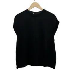 theory luxe(セオリーリュクス) チュニック サイズ032 XS レディース美品  - 黒 クルーネック/半袖/ニット/後ボタン