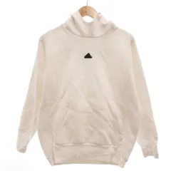 アディダス adidas パーカー フーディ プルオーバー ロゴ XS 白 ホワイト /YJ