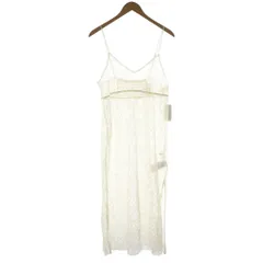 センスオブプレイス バイ アーバンリサーチ Sense of Place by Urban Research キャミソールワンピース ONE アイボリー レース ロング /NS