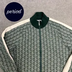 P2991 LACOSTE モノグラム　ジャガード　トラックジャケット