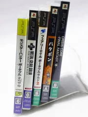 【質Banana】中古・通電確認済み!PSP ソフトまとめ売り 5個 箱あり パタポン メタギア モンハン FF フェアリーテイル