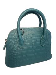 超美品☆WAKOワコー和光 オールレザー 2way ミニバッグ ターコイズブルー 超美品☆WAKOワコー和光 オールレザー 2way ミニバッグ ターコイズ