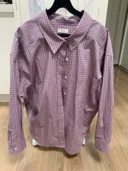 リボンチェック シャツ