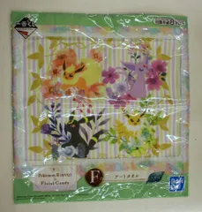 BANDAI SPIRITS 一番くじ POKEMON EIEVUI&Floral Candy F賞タイプD/枠紫色 アートタオル