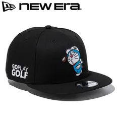 新品 NEWERA ニューエラ 正規品 ドラえもん コラボ キャップ CAP  帽子 9FIFTY キャラクター グッズ どらえもん doraemon ニューエラゴルフ 黒 ブラック 14935397 M/L
