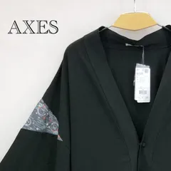 美品 極美品 axes femme アクシーズファム 陰陽師切替羽織 VE413X06AX カーディガン ハオリ L ブラック   レディース ファッション _219021のサムネイル