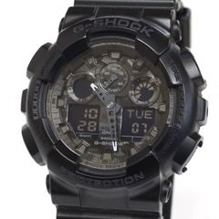 ベッカム着用】CASIO GA-100-1A1JF デジアナ マットブラック - メルカリ