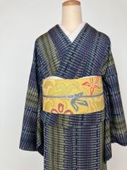 絽小紋 飛び柄 雪輪 トールサイズ 裄68 - メルカリ
