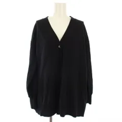 ジャーナルスタンダード JOURNAL STANDARD 23SS アイスコットンワイドVカーディガン ニット 長袖 黒 23080400301010 /TK