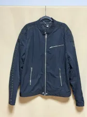DIESEL ブラック ライダースジャケット XXL