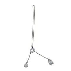 クリスチャンディオール Christian Dior ロゴ ラリアット ロングネックレス レディース 表記無 