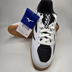 卓球シューズ ミズノ クロスマッチソード 23 ホワイト×ブラック 新品