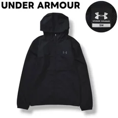 【定番】 アンダーアーマー UNDER ARMOUR ウィンド ジャケット ジップ パーカー 裏地 メッシュ ロゴ プリント STORM1 SM ブラック スポーツ ウェア タウンユース レジャー アクティビティ メンズ