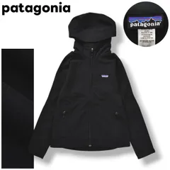 パタゴニア patagonia ストレッチ ソフトシェル ジャケット ジップ パーカー ラグランスリーブ ウィンドブレーカー ジャンパー M ブラック アウトドア ウェア タウンユース レジャー レディース ♪