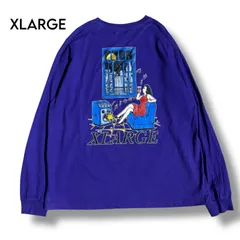 【XLARGE】ロングスリーブTシャツ パープル 　XL