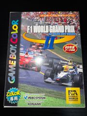 F1ワールドグランプリ2 ゲームボーイカラー ソフト 箱 説明書